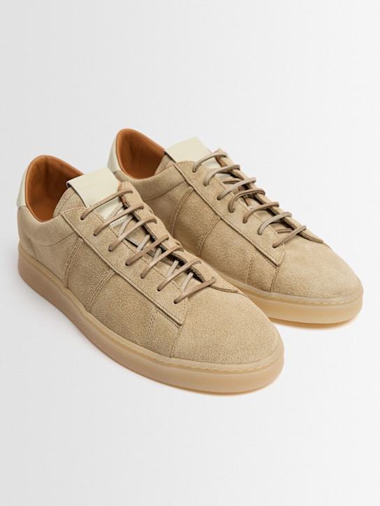 Buttero: Burro suede sneakers - Taos/Anise - men_1 | Luisa Via Roma