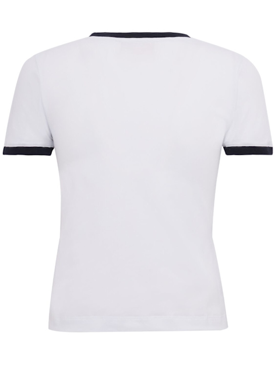 Fiorucci: Popcorn print baby t-shirt - 白色/多色 - women_1 | Luisa Via Roma