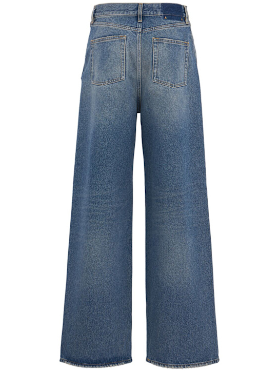 Golden Goose: Golden Melody boyfriend denim jeans - 蓝色 - women_1 | Luisa Via Roma