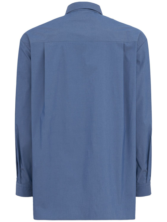 Amomento: Square pocket oversize shirt - Azul - men_1 | Luisa Via Roma
