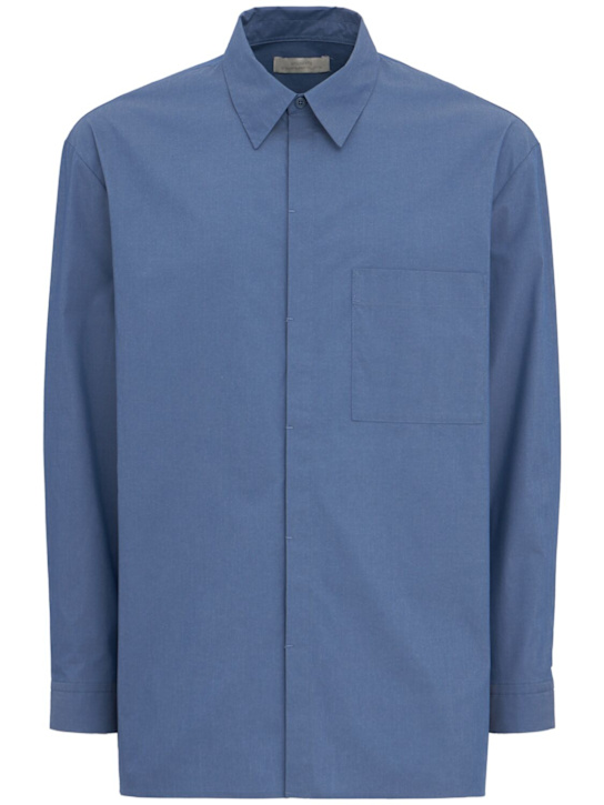 Amomento: Square pocket oversize shirt - Azul - men_0 | Luisa Via Roma