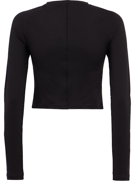 On: Studio长袖短款上衣 - 黑色 - women_1 | Luisa Via Roma