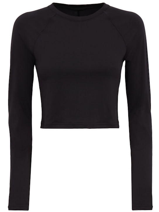 On: Studio长袖短款上衣 - 黑色 - women_0 | Luisa Via Roma