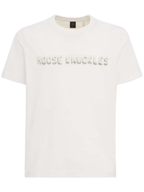Moose Knuckles: Conway t-shirt - Milky Way - men_0 | Luisa Via Roma