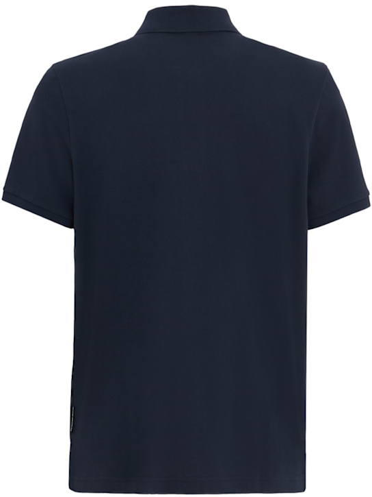 Moose Knuckles: Everett polo - ネイビー - men_1 | Luisa Via Roma