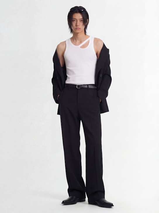 Louis Gabriel Nouchi: Cotton blend tank top - 白色 - men_1 | Luisa Via Roma