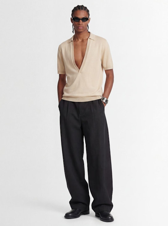 Louis Gabriel Nouchi: Polo wool knitwear - Düne - men_1 | Luisa Via Roma