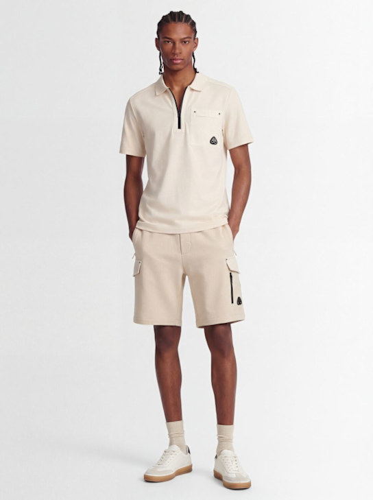 Moose Knuckles: Dalon短裤 - Alabaster - men_1 | Luisa Via Roma