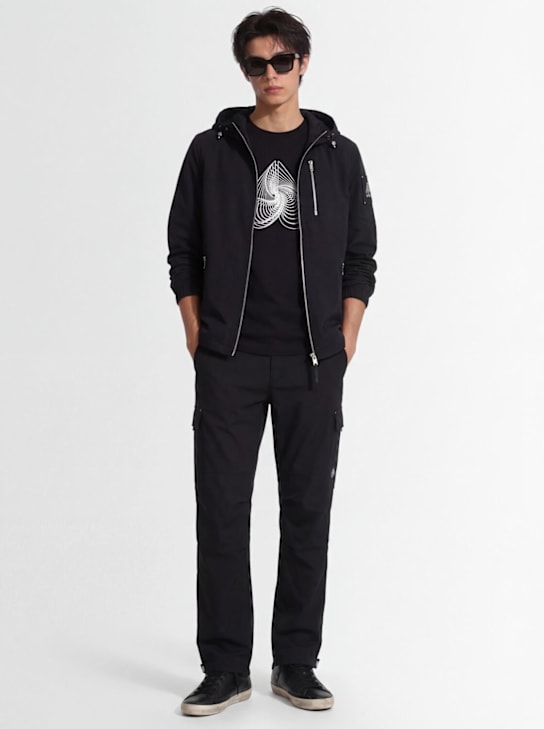 Moose Knuckles: Charlesbourg连帽夹克 - 黑色 - men_1 | Luisa Via Roma