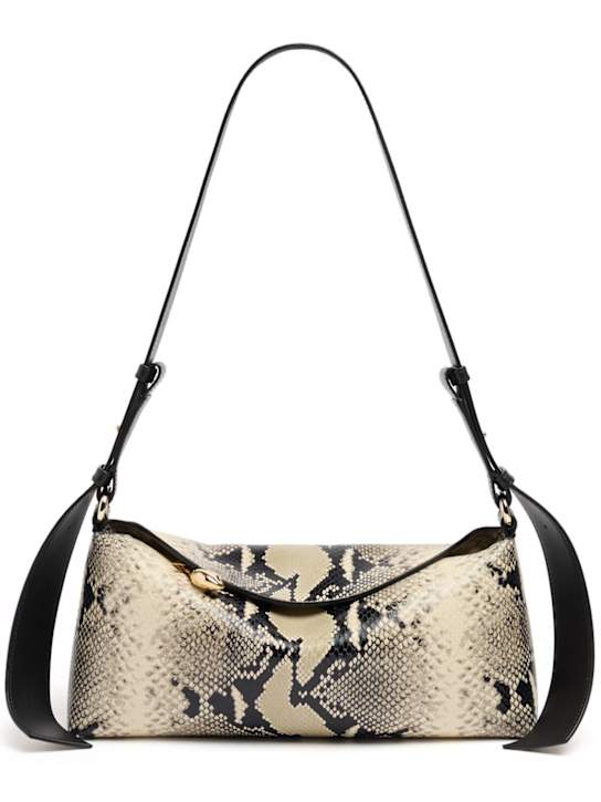 Erdem: E/W Bloom leather shoulder bag - Natural - women_0 | Luisa Via Roma