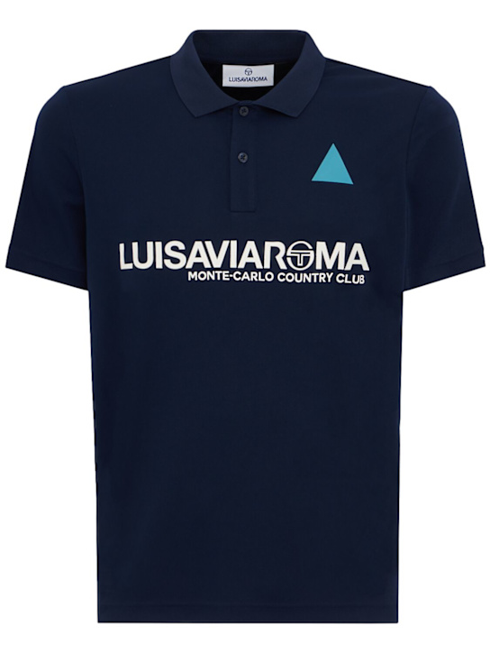 Sergio Tacchini: LVR Base polo衫 - Navy/Gardenia - men_0 | Luisa Via Roma