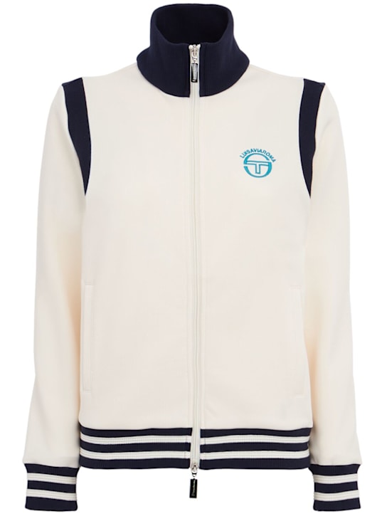 Sergio Tacchini: LVR Tate运动夹克 - Gardenia/Navy - women_0 | Luisa Via Roma