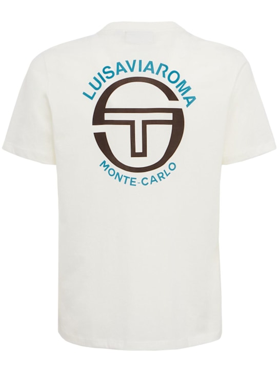 Sergio Tacchini: LVR Bold 24 T恤 - Gardenia/Gold - men_1 | Luisa Via Roma