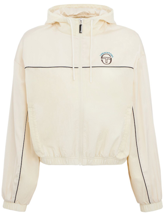 Sergio Tacchini: LVR Metropolitan运动夹克 - Gardenia/Navy - women_0 | Luisa Via Roma