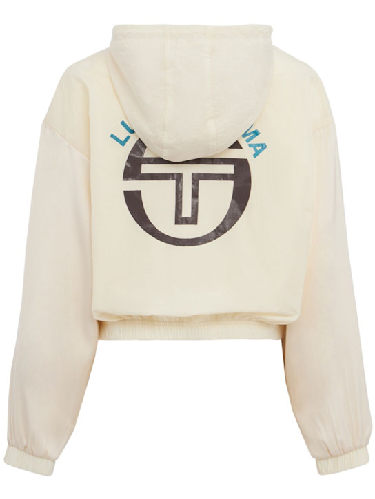 Sergio Tacchini: LVR Metropolitan运动夹克 - Gardenia/Navy - women_1 | Luisa Via Roma