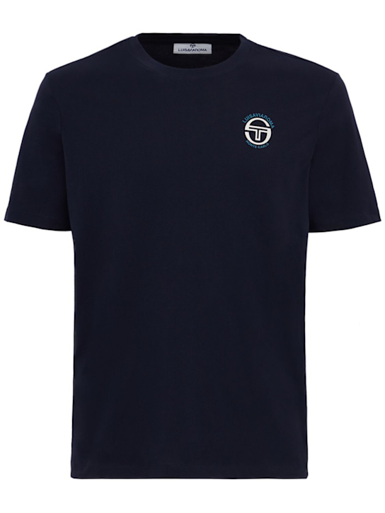 Sergio Tacchini: LVR Bold 24 T恤 - Navy/Gardenia - men_0 | Luisa Via Roma