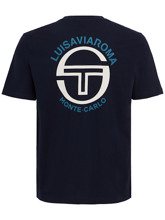 Sergio Tacchini: LVR Bold 24 T恤 - Navy/Gardenia - men_1 | Luisa Via Roma