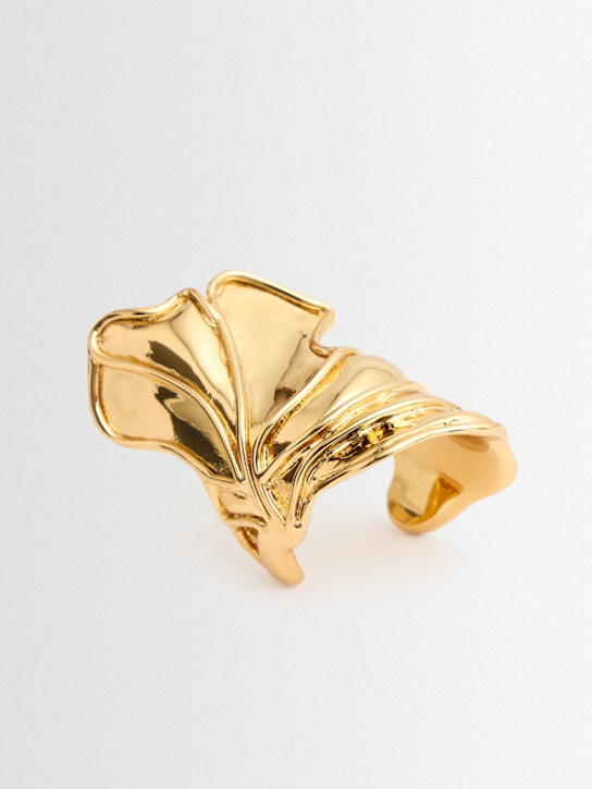 Alice Sambenati: Maxi Ginko ring - Gold - women_1 | Luisa Via Roma