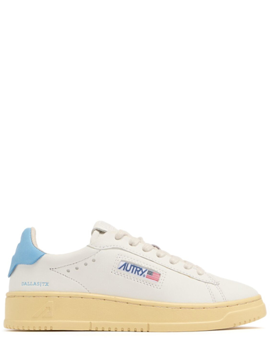 Autry: 1980s Dallas vintage style low sneakers - Blue - women_0 | Luisa Via Roma