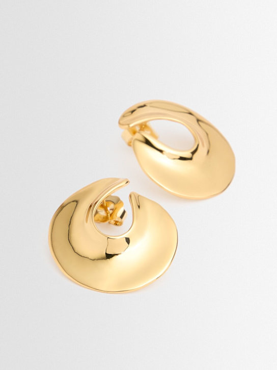 Alice Sambenati: Mirame hoop earrings - 金色 - women_1 | Luisa Via Roma