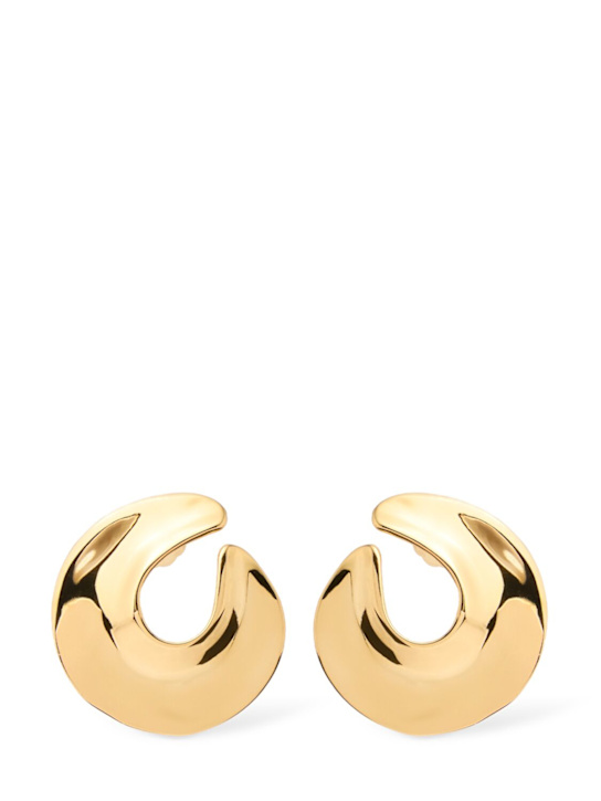 Alice Sambenati: Mirame hoop earrings - 金色 - women_0 | Luisa Via Roma