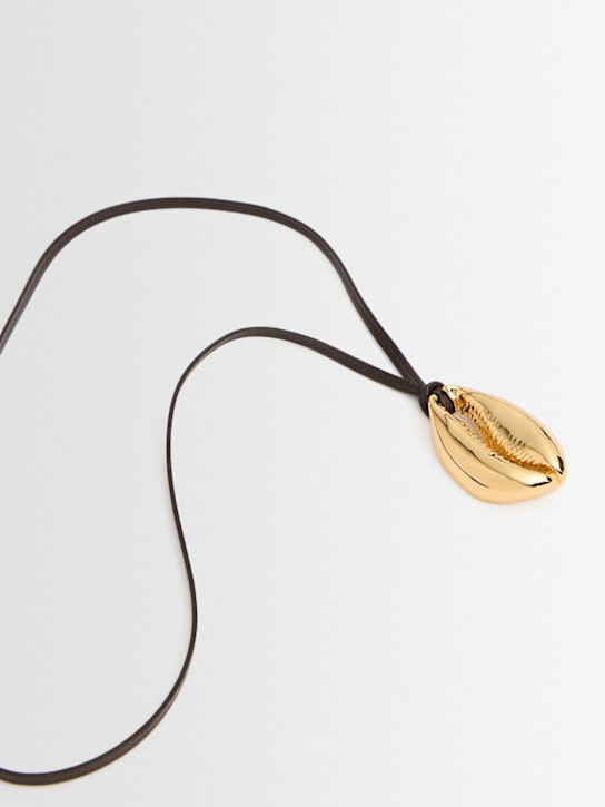 Alice Sambenati: Leho长款项链 - 金色 - women_1 | Luisa Via Roma