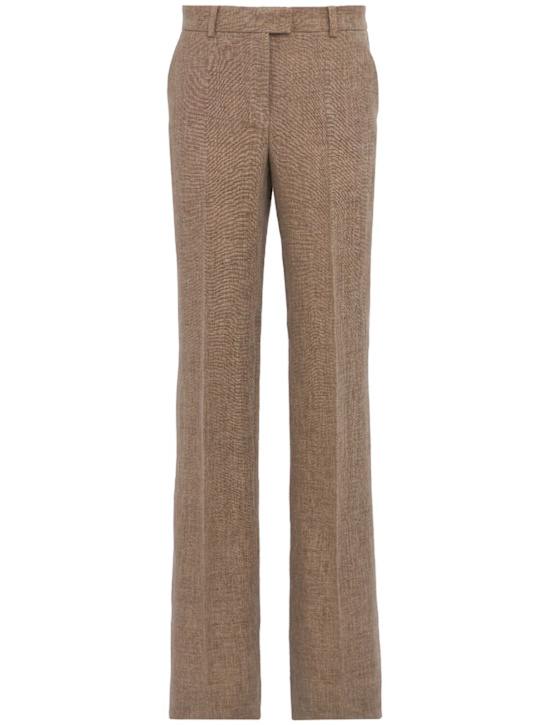 LUISA SPAGNOLI: Allegria wide pants - 棕色 - women_0 | Luisa Via Roma