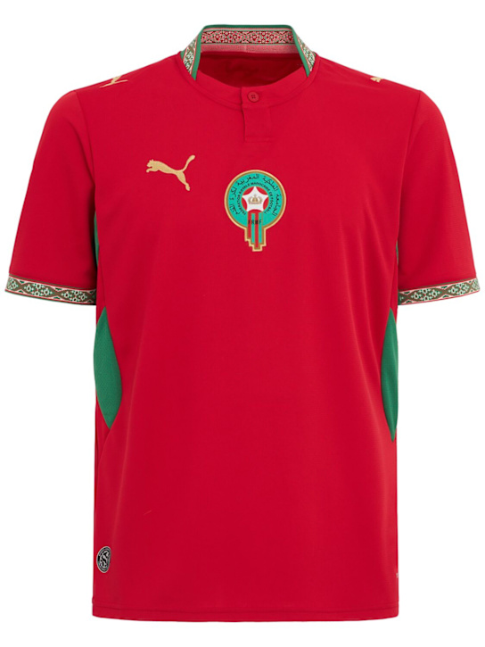 PUMA: FRMF Home Jersey Replica Morocco t-shirt - Club Red/Victor - men_0 | Luisa Via Roma