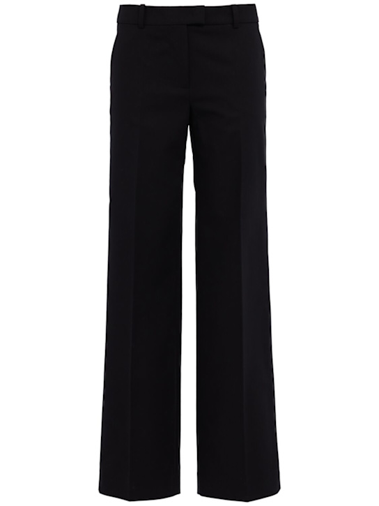 LUISA SPAGNOLI: Amatrice wide pants - Black - women_0 | Luisa Via Roma