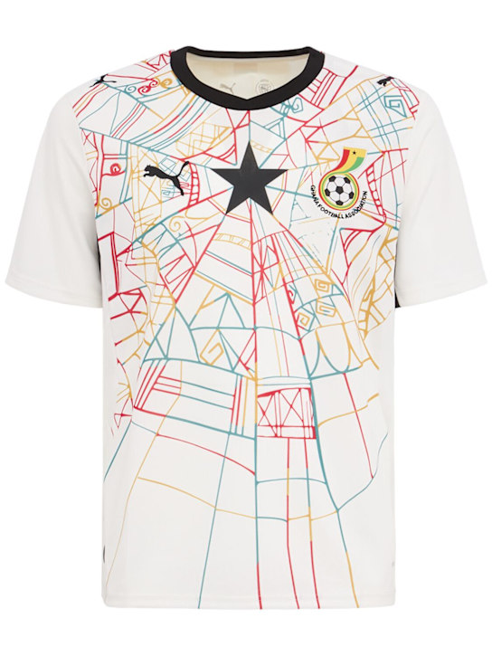 PUMA: GFA Home Jersey Replica Ghana t-shirt - Puma White - men_0 | Luisa Via Roma