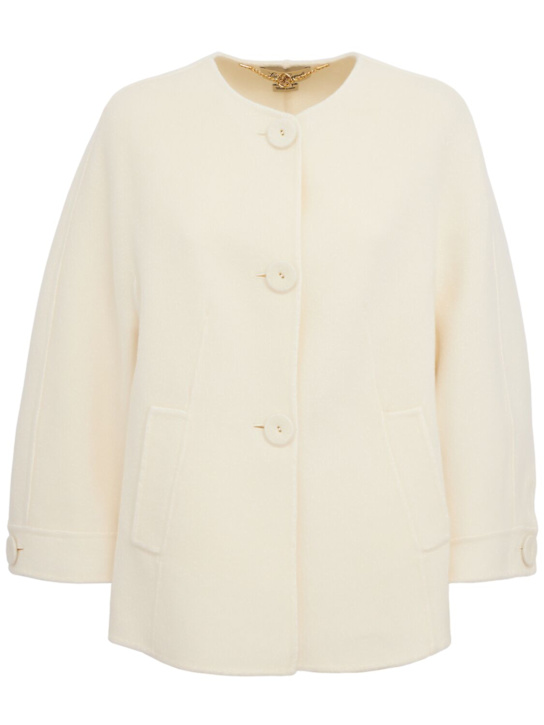 LUISA SPAGNOLI: Vigilante short coat - 白色 - women_0 | Luisa Via Roma