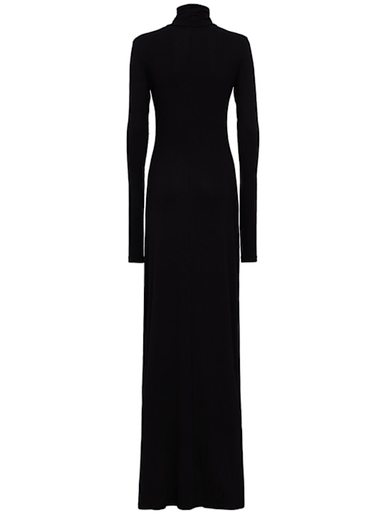 Marcell Pustul: Bodycon超长连衣裙 - 黑色 - women_1 | Luisa Via Roma