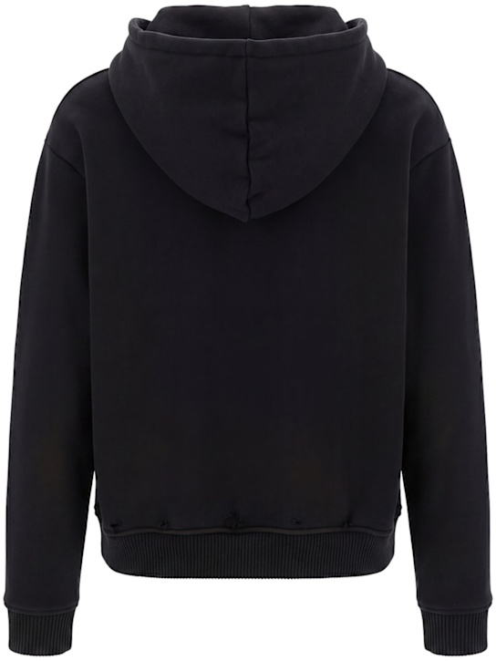 Marcell Pustul: Oversize icon hoodie - Dark Grey - women_1 | Luisa Via Roma