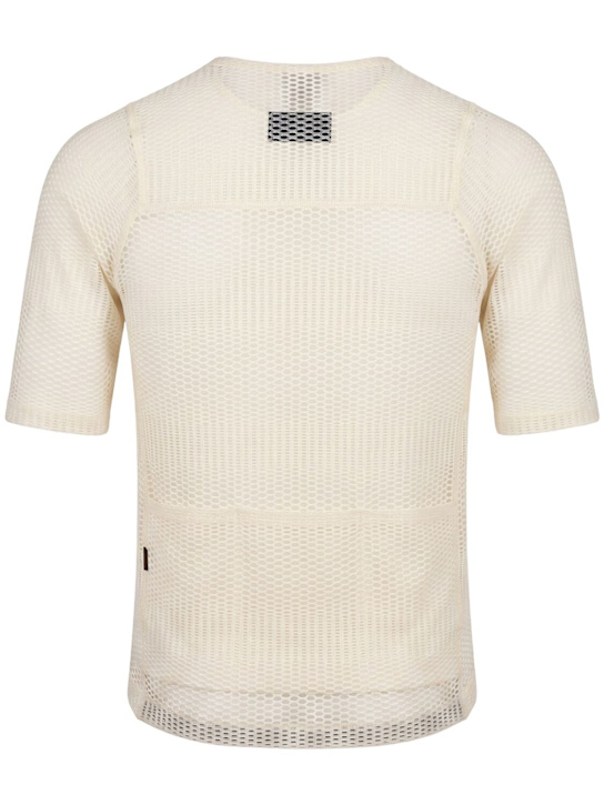 Pas Normal: Zipless jersey t-shirt - Off-White - men_1 | Luisa Via Roma