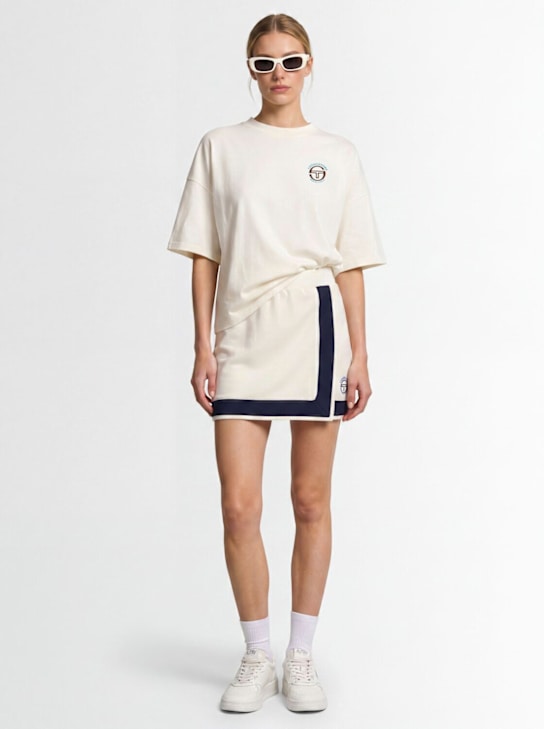 Sergio Tacchini: LVR Bolder T恤 - Gardenia/Gold - women_1 | Luisa Via Roma