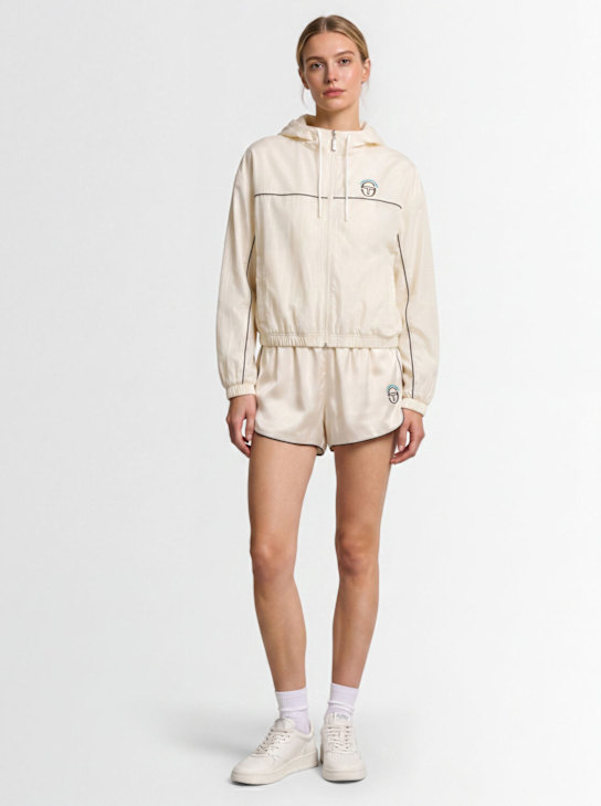 Sergio Tacchini: LVR Metropolitan短裤 - Gardenia/Navy - women_1 | Luisa Via Roma