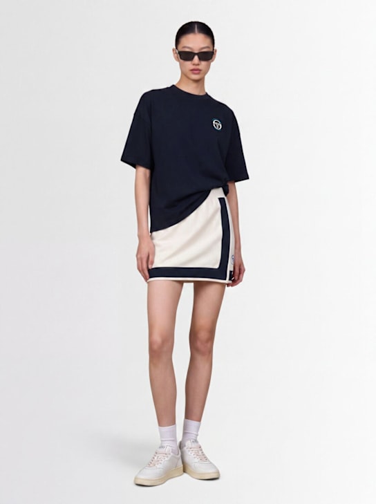 Sergio Tacchini: LVR Bolder T恤 - Navy/Gardenia - women_1 | Luisa Via Roma