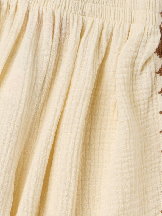 Morning Mess Therapy: Cotton pants - 米黄色 - kids-girls_1 | Luisa Via Roma
