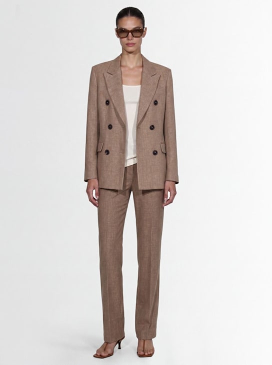 LUISA SPAGNOLI: Allegria wide pants - 棕色 - women_1 | Luisa Via Roma