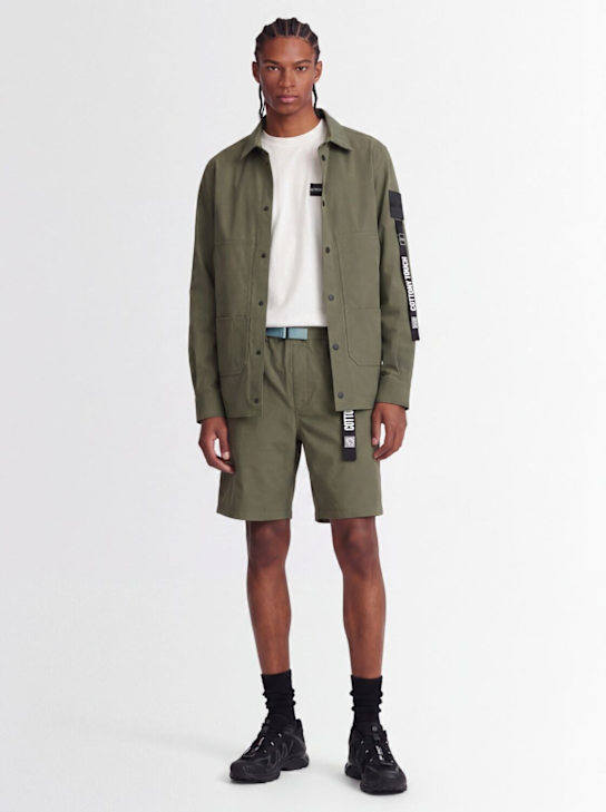 OUTHERE: Sander tech casual jacket - Olivine - men_1 | Luisa Via Roma