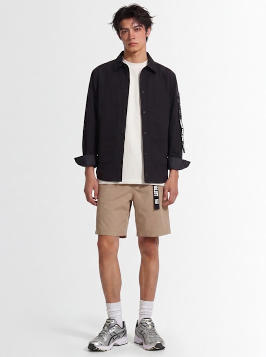 OUTHERE: Sander tech casual jacket - ブラック - men_1 | Luisa Via Roma