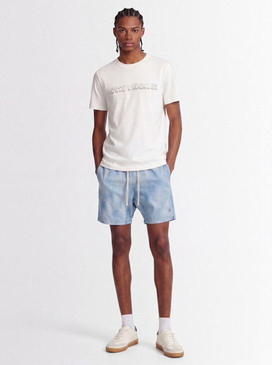 Moose Knuckles: Hide and Swim牛仔短裤 - Denim Print - men_1 | Luisa Via Roma