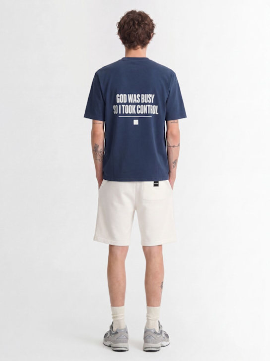 OUTHERE: Glare cotton t-shirt - Abyss - men_1 | Luisa Via Roma