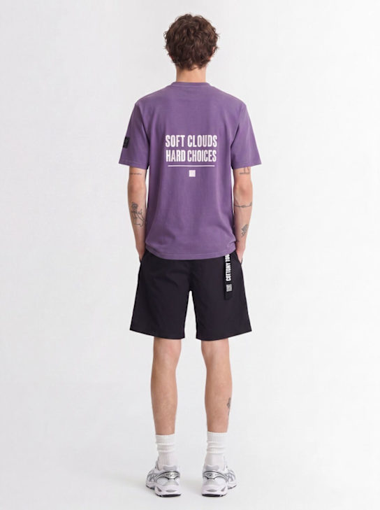 OUTHERE: Glare cotton t-shirt - Myst - men_1 | Luisa Via Roma