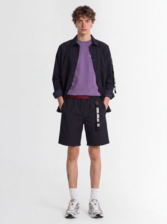 OUTHERE: Reve tech Bermuda shorts - Navy - men_1 | Luisa Via Roma