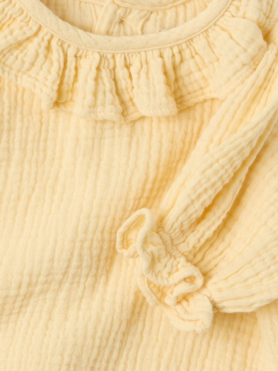 The New Society: Cotton t-shirt - Gelb - kids-girls_1 | Luisa Via Roma