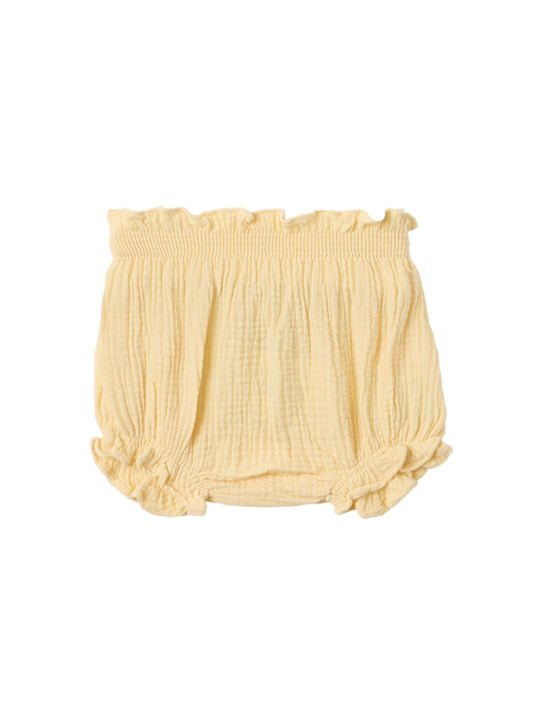 The New Society: Cotton diaper cover - イエロー - kids-girls_0 | Luisa Via Roma