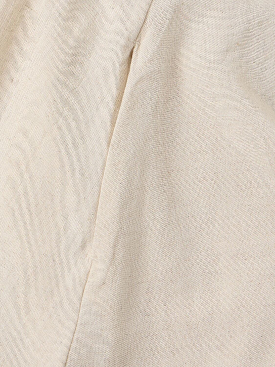 The New Society: Cotton blend dress - 米黄色 - kids-girls_1 | Luisa Via Roma