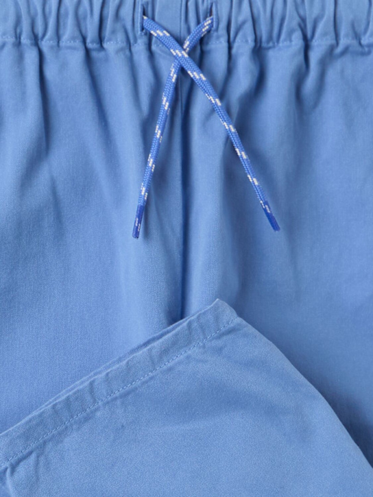 The New Society: Cotton pants - Blue - kids-boys_1 | Luisa Via Roma