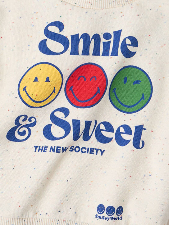 The New Society: Printed cotton blend sweatshirt - 多色 - kids-boys_1 | Luisa Via Roma